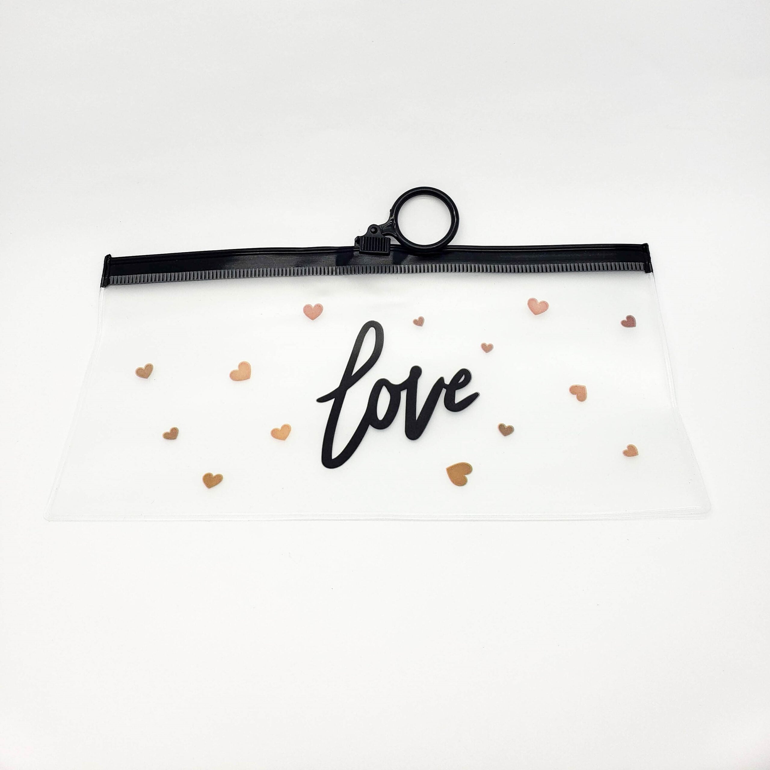Estuche Zip Lock Transparente Love - Image 1