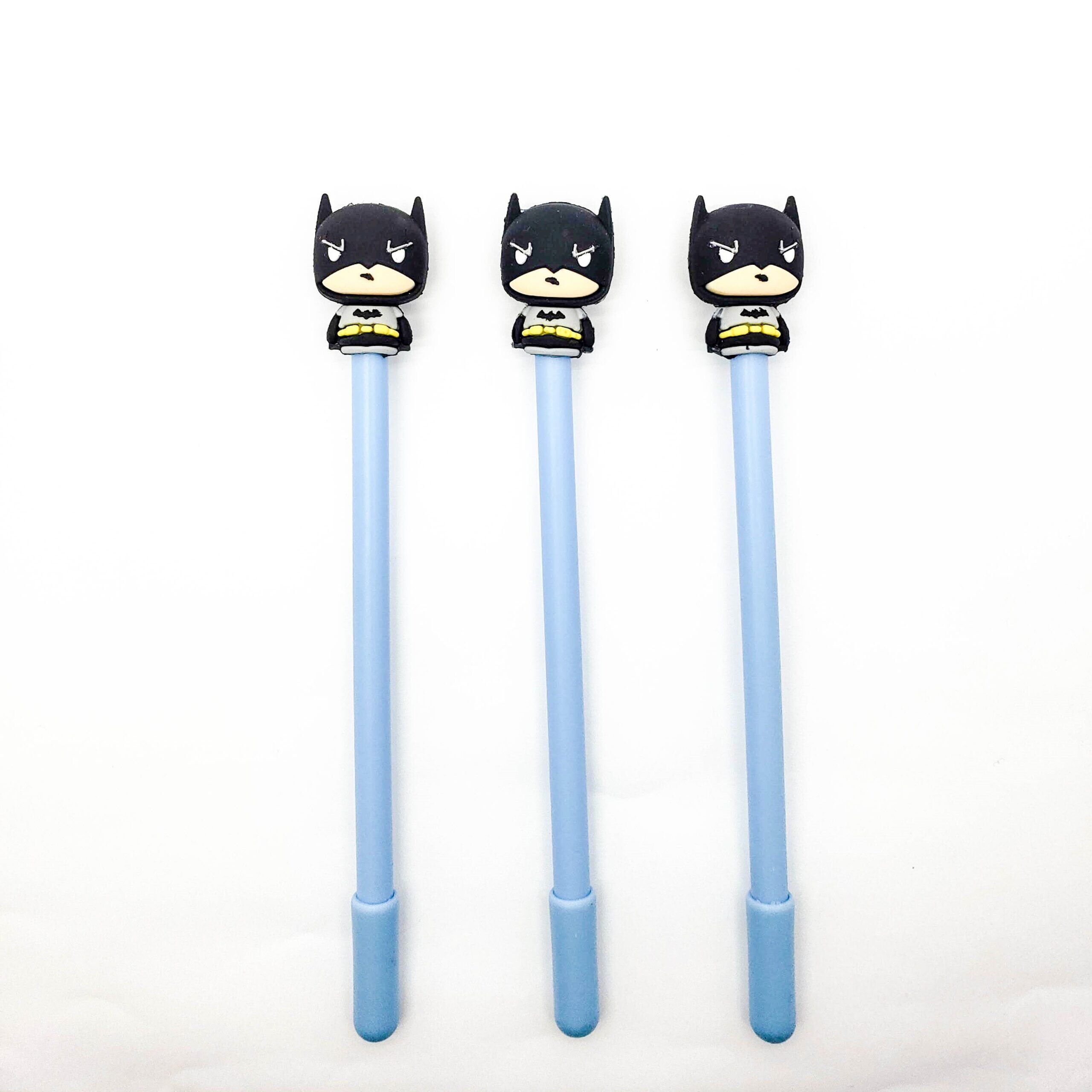 Lapicero Batman Celeste Tinta Líquida Negra - Image 1