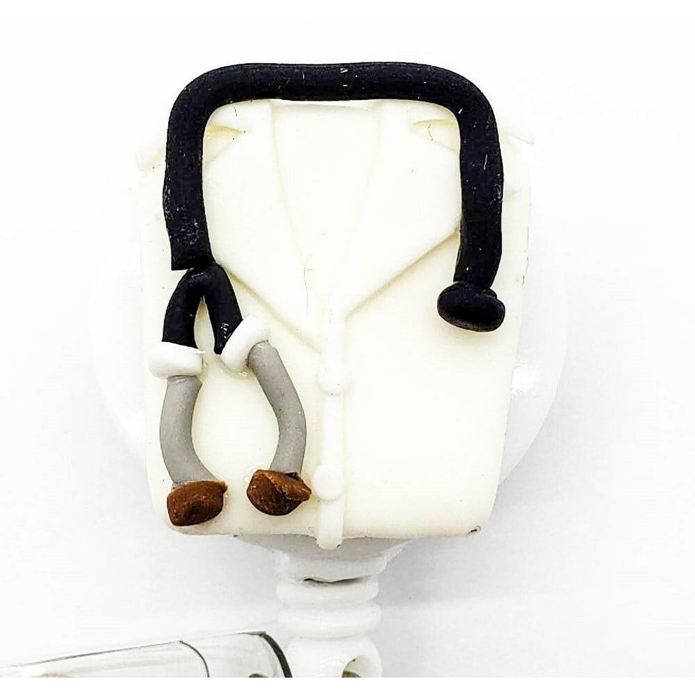 Porta ID Personalizado Bata Médica - Image 1