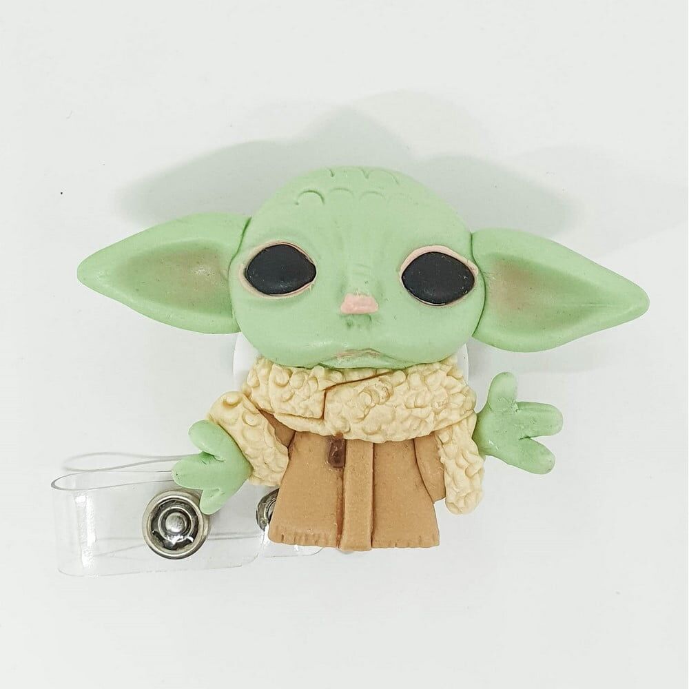Porta ID Personalizado Baby Yoda - Image 1