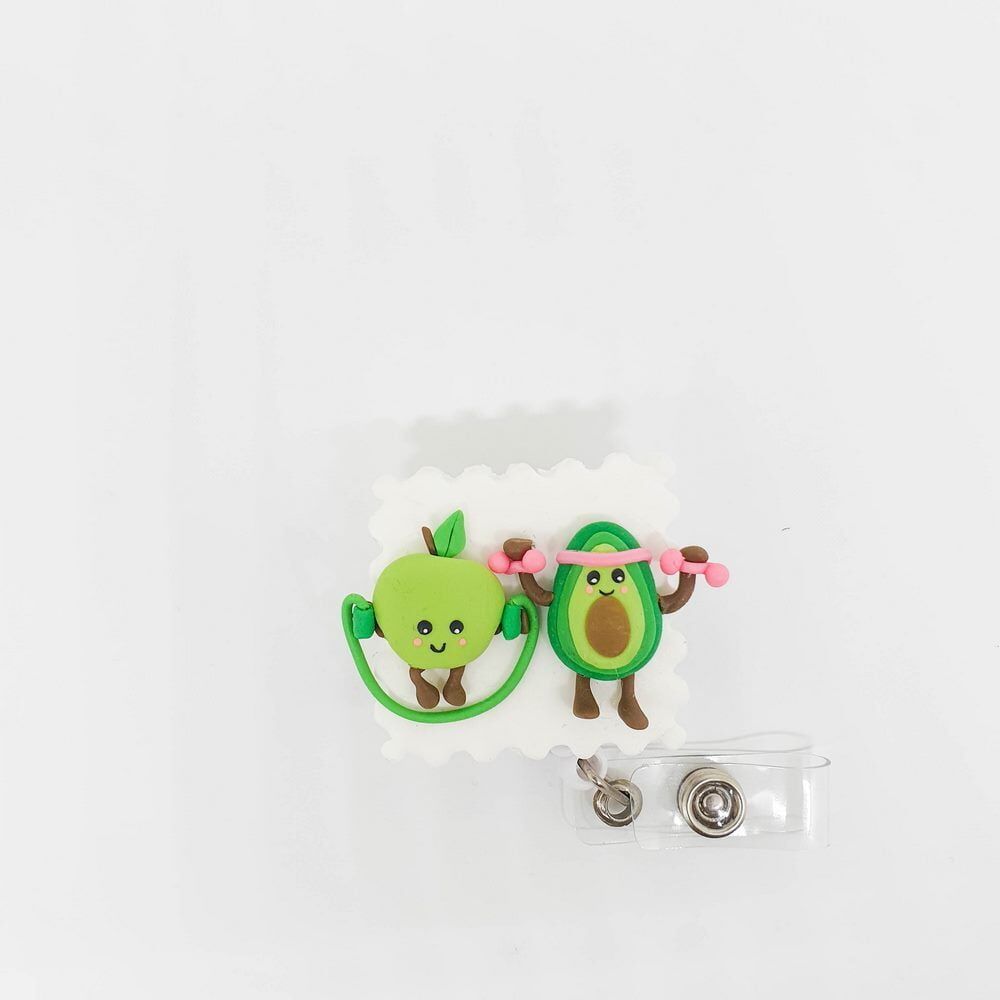 Porta ID Personalizado manzana / palta - Image 1