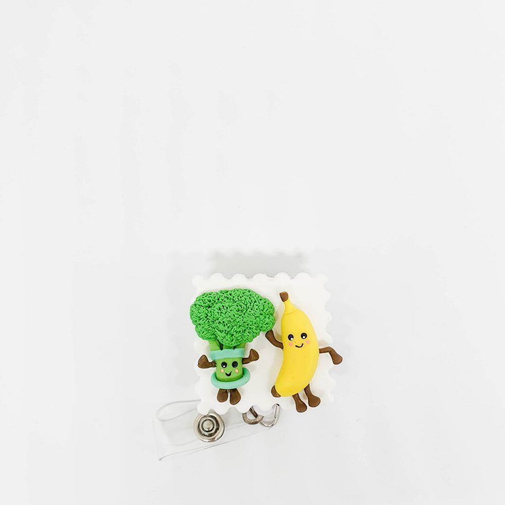 Porta ID Personalizado Brocoli / Plátano - Image 1