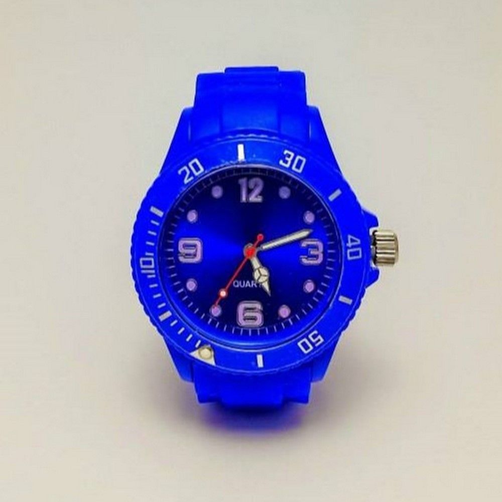 RES09-1.jpg Reloj de Silicona Azul - Image 1